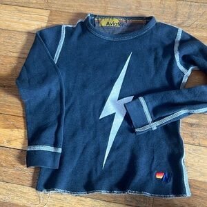 Aviator nation long sleeve lightning bolt